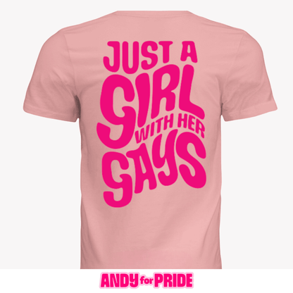 Ally Shirt - Just Girl A With Her Gays Pride Shirt